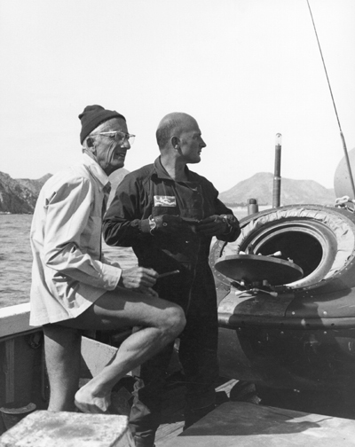 Portrait with Jacques Cousteau