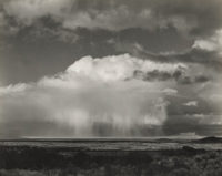 Edward Weston, Rain Over Modoc Lava Beds, 1937