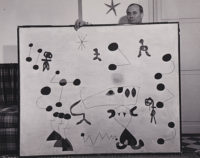 Sanford Roth, Joan Miro with Painting