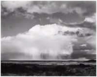 Edward Weston, Rain Over Modoc Lava Beds, 1937