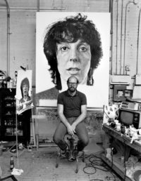 Kurt Fishback, Chuck Close, 1982