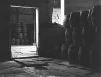 Johan Hagemeyer, Brewery Barrels, c1938