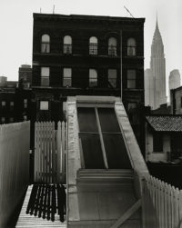 Brett Weston, Skylight, Midtown (Nancy Newhall's Sundeck), 1947, 10" x 8"