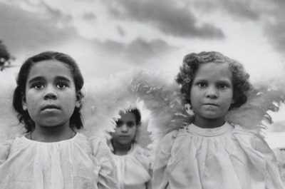 Sebastiao Salgado, Three Communion Girls, Brazil, 1981