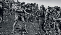 Military Police Patrolling the Gold Mine of Sierra Pelada, State of Para, Brazil, 1986