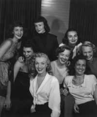 Philippe Halsman, Group of Starlets and Marilyn Monroe, 1949
