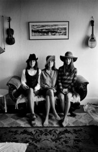 Joan Baez, Mimi Farina, and Pauline Marden, 1968