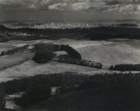 Ansel Adams, San Francisco from Television Park, San Bruno Mountain, 1945