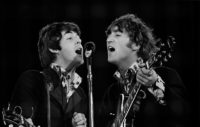 Paul McCartney and John Lennon, 1990