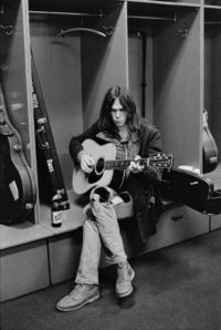 Neil Young, Backstage at the Spectrum, 1970