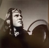 Pilot in Cockpit of Plane (Brinks Bass), 1942