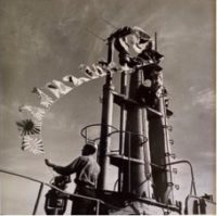 Dressing Submarine on Entering San Francisco, 1944