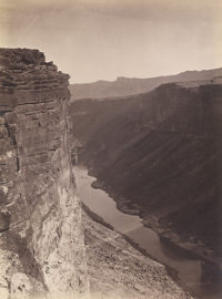 William Bell, Grand Canyon, Colorado River Near Paria Creek Looking East, 1872