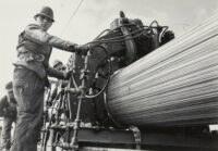 Horace Britsol, Sculpting the Cables, c. 1935–1938