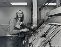 "Working" c. 1970 My Dream is to be an airline stewardess.